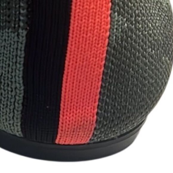 Rothy's Olive Green Camo Round Toe Knit Slip On Flats Size 9 - Picture 10 of 11